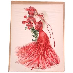 Antique 1907 Edwardian Showgirl Fields Print Lithograph Maud Stumm Gray Co
